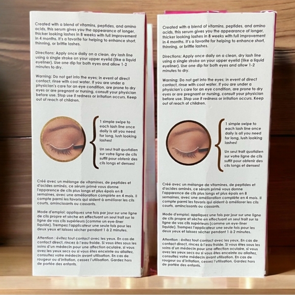 2x GrandeLASH Peptide Lash Enhancing Serum by Grande Cosmetics - 4 Month Supply - Picture 2 of 6